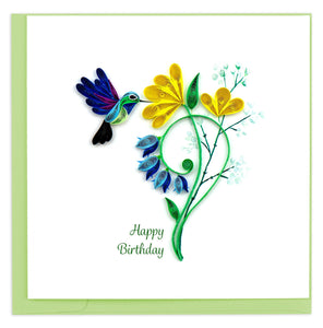 Hummingbird Birthday Card