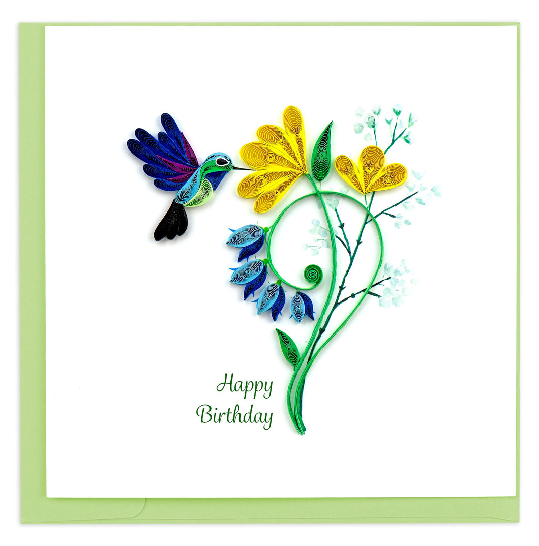 Hummingbird Birthday Card
