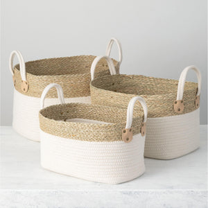 Seagrass Cotton Basket