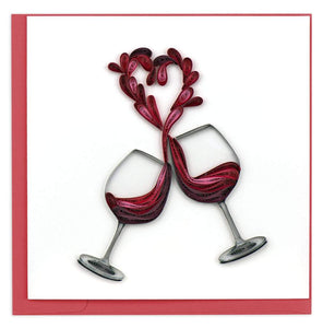 Toast to Love Quilling Card