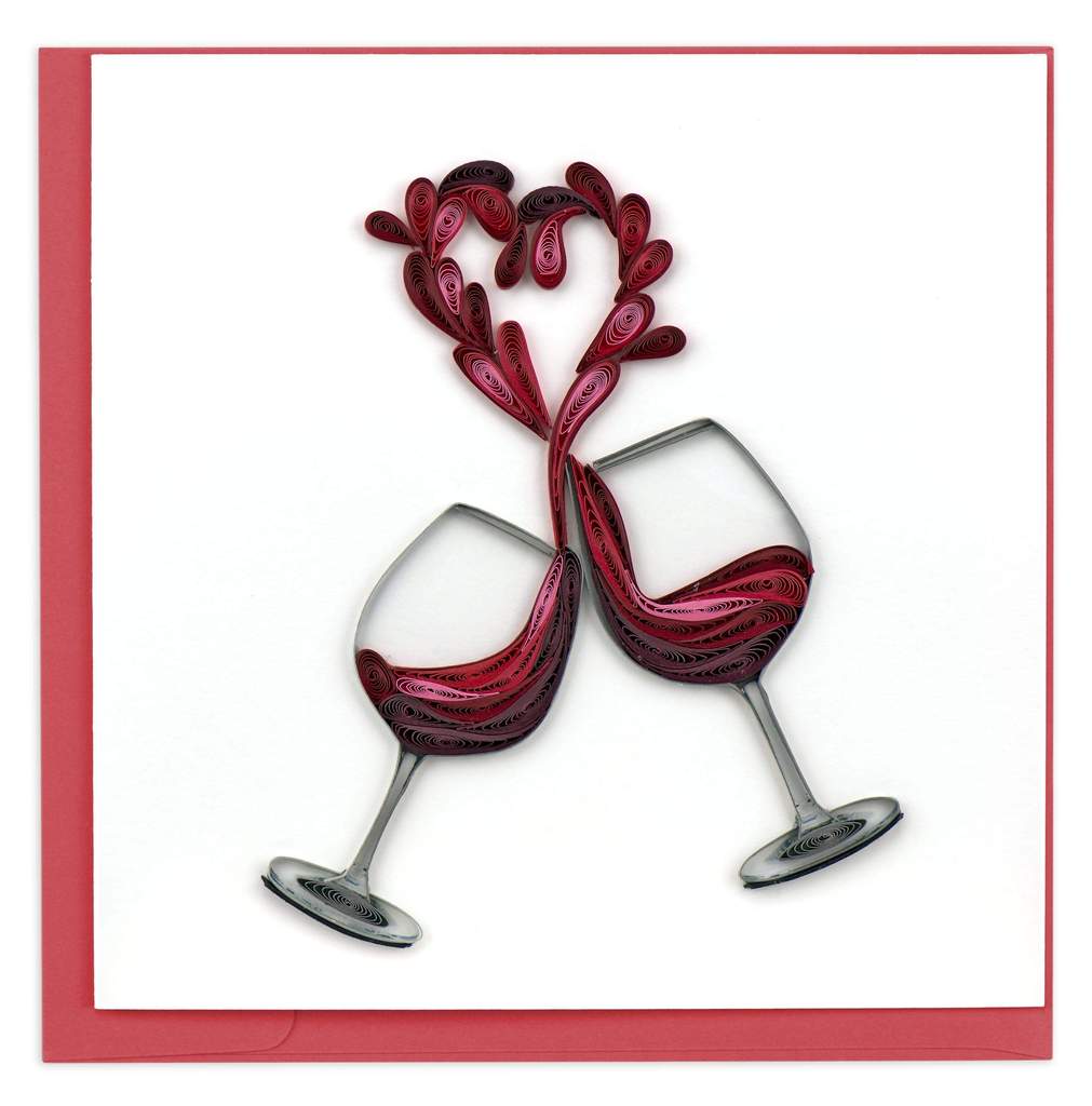 Toast to Love Quilling Card