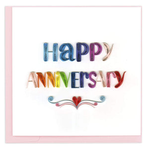 Happy Anniversary Quilling Card