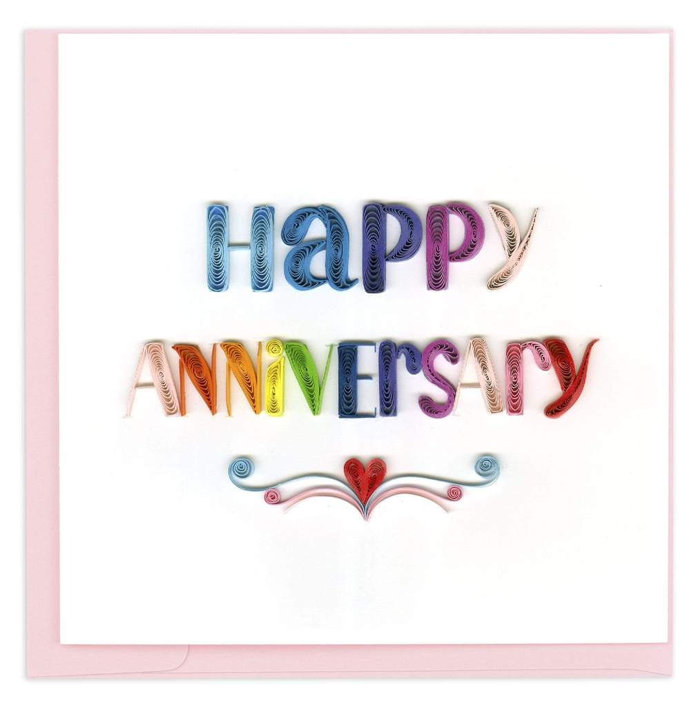 Happy Anniversary Quilling Card