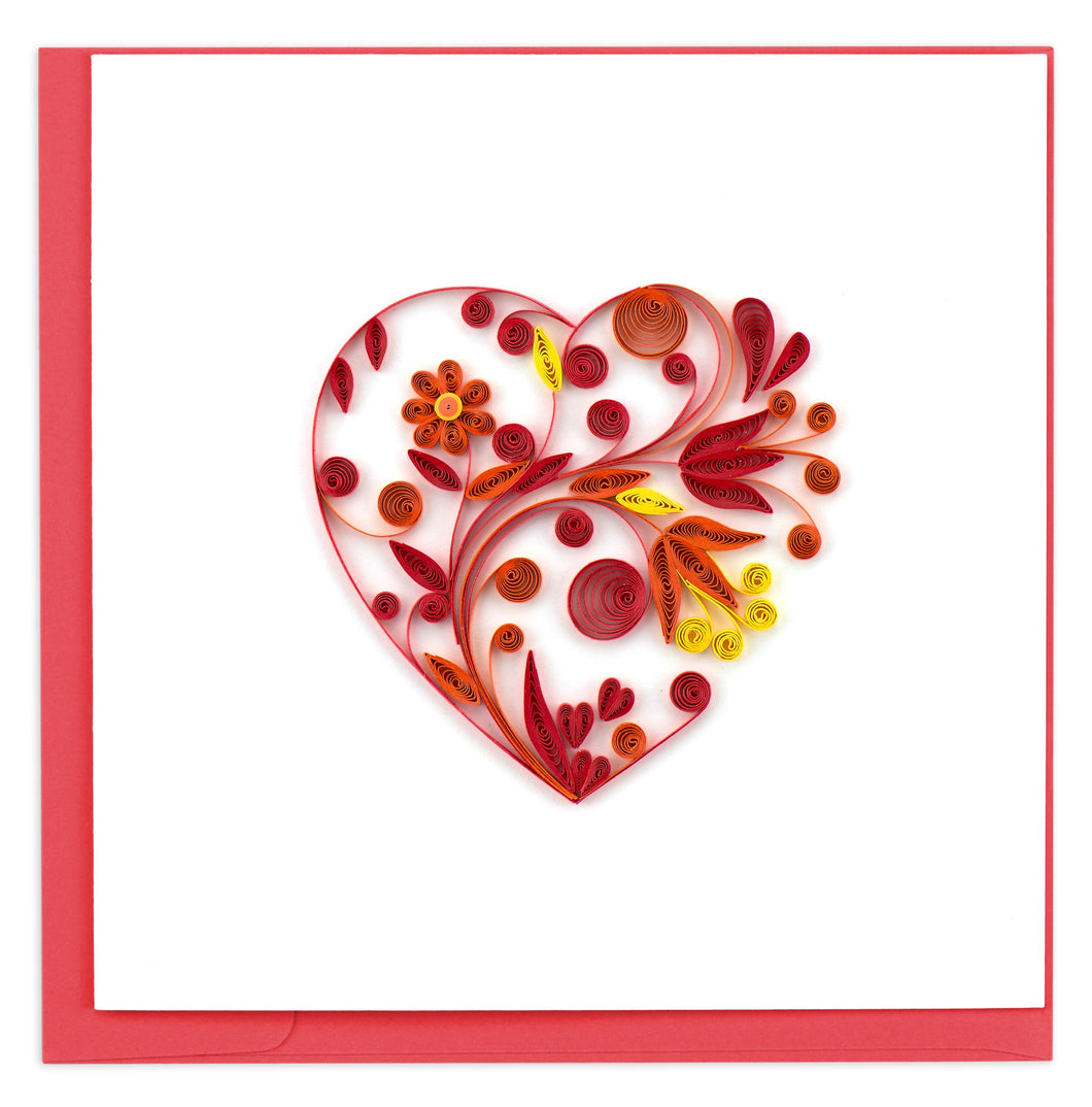 Heart Quilling Card