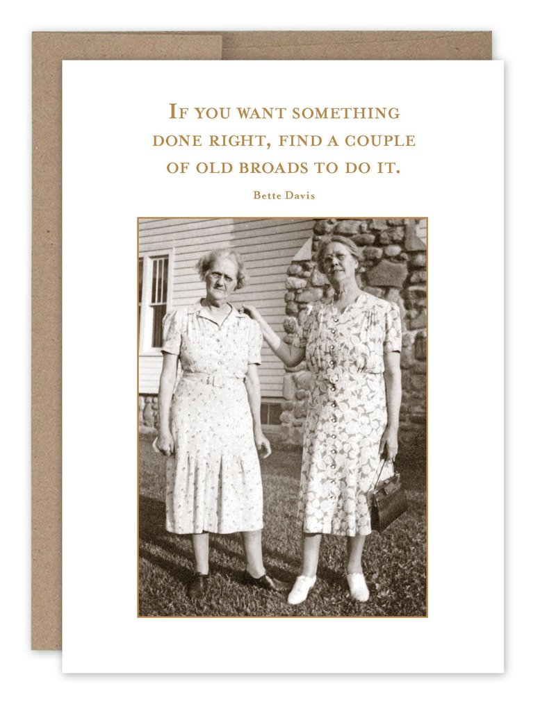 Old Broads Card