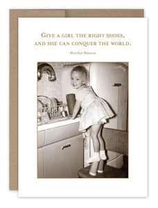 Give A Girl Shoes Card