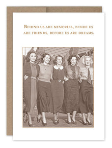 Behind Us Memories Birthday Card
