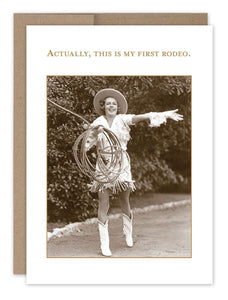 First Rodeo Birthday Card