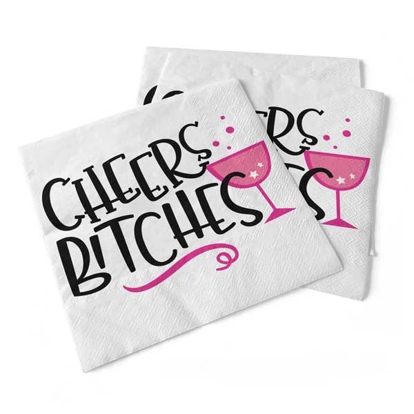 Cheers Bitches Napkin