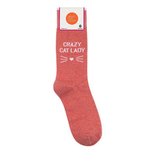 Load image into Gallery viewer, Crazy Cat Lady Socks
