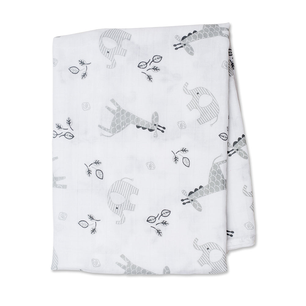Lulujo Cotton Muslin Swaddle - Afrique