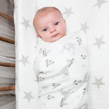 Load image into Gallery viewer, Lulujo Cotton Muslin Swaddle - Afrique
