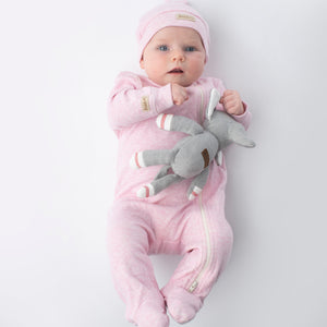 Juddles Sleeper- Pink Fleck
