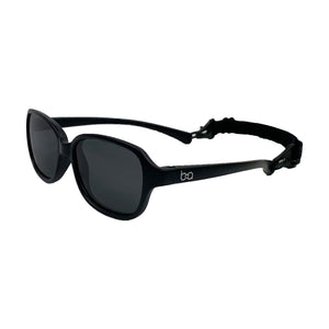 Babyfied Apparel - Sunglasses - Retro Squares - Glossy Black