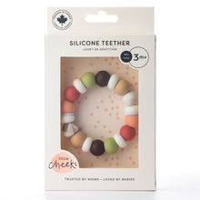 Load image into Gallery viewer, Little Cheeks Multi Ring Teether

