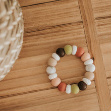 Load image into Gallery viewer, Little Cheeks Multi Ring Teether
