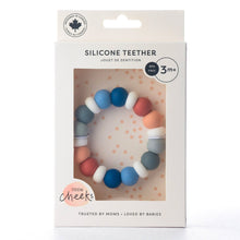 Load image into Gallery viewer, Little Cheeks Multi Ring Teether
