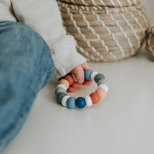 Load image into Gallery viewer, Little Cheeks Multi Ring Teether
