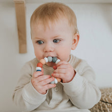 Load image into Gallery viewer, Little Cheeks Multi Ring Teether
