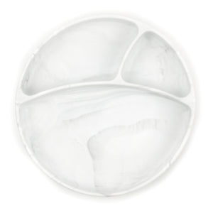 Marble Suction Wonder Plate by Bella Tunno