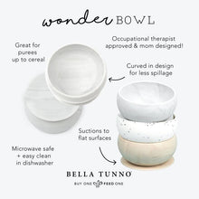 Load image into Gallery viewer, Marble Suction Wonder Bowl by Bella Tunno
