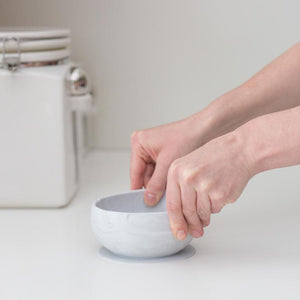 Marble Suction Wonder Bowl by Bella Tunno