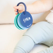 Load image into Gallery viewer, Born to Ride Teething Flash Cards By Bella Tunno
