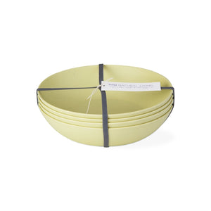 Bamboo Salad Plate, Citron Set of 4