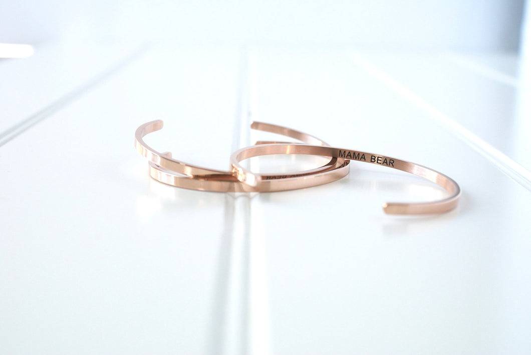 Mama Bear Bangle by Glass House Goods