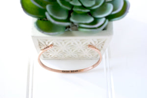 Mama Bear Bangle by Glass House Goods