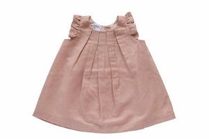 Box Pleat Linen Dress by Beba Bean