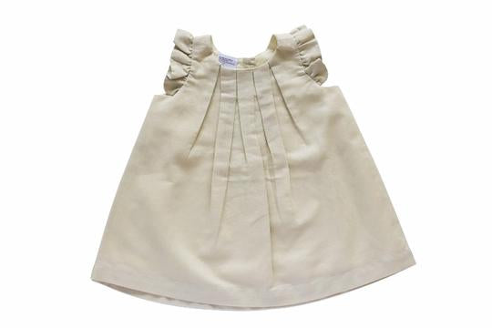 Box Pleat Linen Dress by Beba Bean