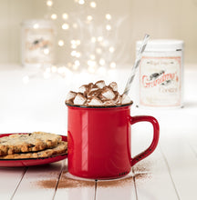Load image into Gallery viewer, Red Enamel Look Mug
