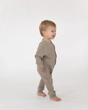 Load image into Gallery viewer, Baby Waffle Romper, Beige

