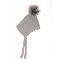 Load image into Gallery viewer, Beba Bean Faux Fur Pom-Pom Hat
