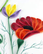 Load image into Gallery viewer, Wildflower Birthday Blooms Quilling Card
