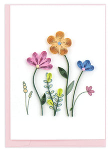 Wildflowers Quilling Enclosure Card