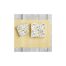Load image into Gallery viewer, Blue Floral Cocktail Napkin
