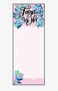 Forget Me Not Magnetic Notepad