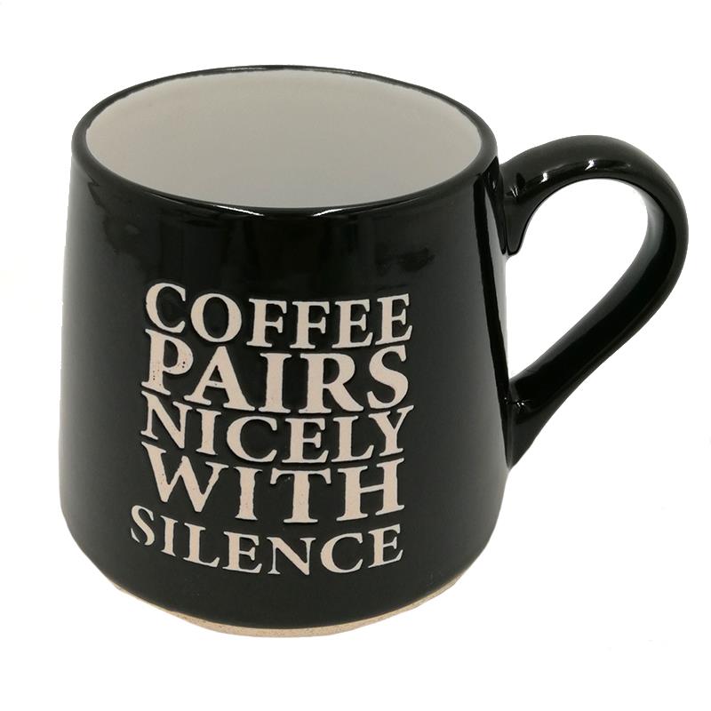 Coffee Pairs with Silence Mug