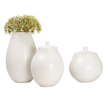 Load image into Gallery viewer, Parker Specked Glaze 11.5h&quot; Ceramic Bulb Vase
