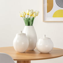 Load image into Gallery viewer, Parker Specked Glaze 11.5h&quot; Ceramic Bulb Vase
