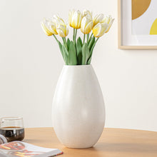 Load image into Gallery viewer, Parker Specked Glaze 11.5h&quot; Ceramic Bulb Vase
