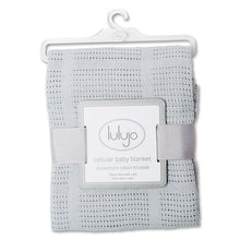 Load image into Gallery viewer, Lulujo Cellular Blanket - Grey
