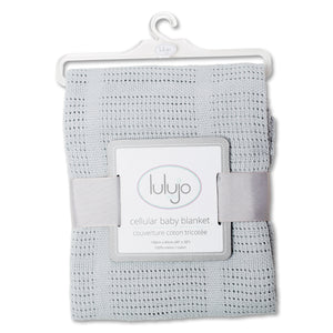 Lulujo Cellular Blanket - Grey