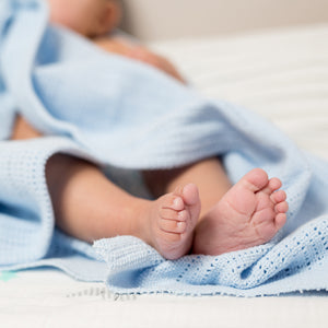 Lulujo Cellular Blankets - Blue