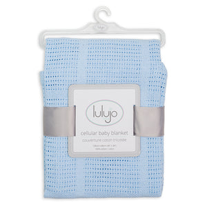 Lulujo Cellular Blankets - Blue