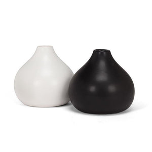 Modular Matte Black Vase