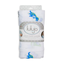 Load image into Gallery viewer, Cotton Muslin Swaddle - Prehistoric Pals
