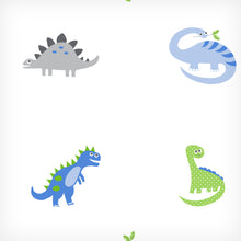 Load image into Gallery viewer, Cotton Muslin Swaddle - Prehistoric Pals
